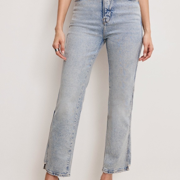 Good American, Good Curve Straight Jeans, New With Tag - Picture 1 of 4